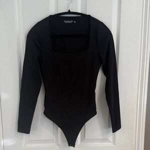 Black Long Sleeve Bodysuit